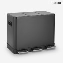 Contenedor de reciclaje Propre L de 3 cubos 24 litros accionado por pedal Promoción