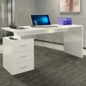 New Selina Basic escritorio de oficina moderno 3 cajones 160x60x75cm New Selina Basic Rebajas