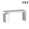 New Selina Basic escritorio de oficina moderno 3 cajones 160x60x75cm New Selina Basic Stock