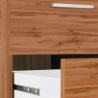 Escritorio de oficina 160x60x90cm 3 cajones  superpuestos Nuevo Selina S Plus 