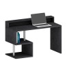 Elegante escritorio de oficina moderno 140x60x92,5cm Esse 2 Plus con tablero estantería Características
