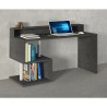 Elegante escritorio de oficina moderno 140x60x92,5cm Esse 2 Plus con tablero estantería Precio
