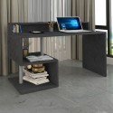 Elegante escritorio de oficina moderno 140x60x92,5cm Esse 2 Plus con tablero estantería Compra