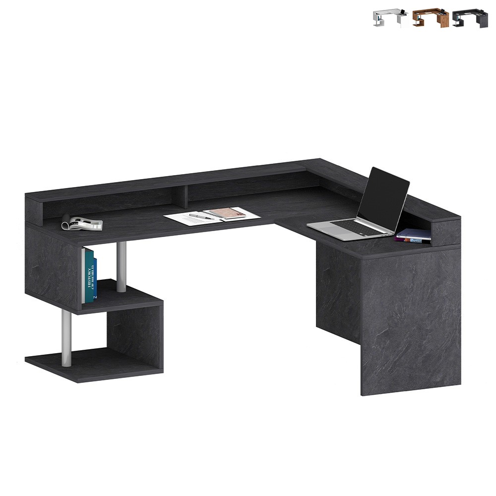 Esse 2 A Plus escritorio esquinero para oficina y hogar con un diseño moderno