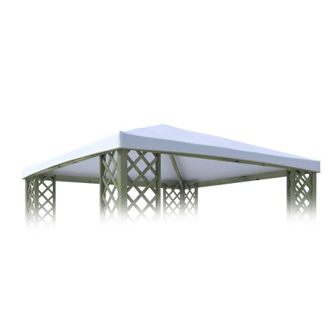 Toldo de repuesto para gazebo 300x300cm en PVC impermeable Suara Promoción