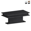 Mesa de centro salón 100 x 55 cm diseño blanco brillante Little Big Rebajas