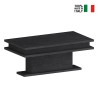 Mesa de centro salón 100 x 55 cm diseño blanco brillante Little Big Precio