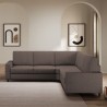Sofá de esquina moderno de 5 plazas 246x246cm en tela Sakar 14AG 