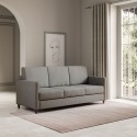 Sofá diseño 3 plazas 198 cm de tela moderno tapizado Karay 180 Medidas