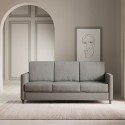 Sofá diseño 3 plazas 198 cm de tela moderno tapizado Karay 180 