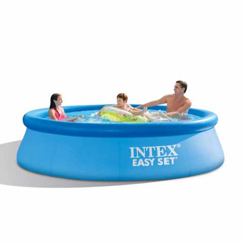 Intex 28122 piscina hinchable elevada desmontable Easy Set redonda 305x76 Promoción