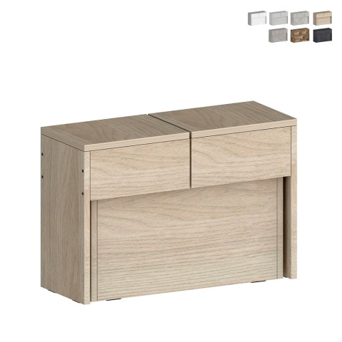 Banco extensible 66-290 cm para mesa de comedor consola Pratika A Promoción