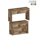Juego de 2 bancos extensibles 66 - 290 cm para mesa de comedor Pratika A + B Oferta