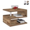 Mesa de centro para salón moderna elegante de 2 estantes Zeta 55 Venta