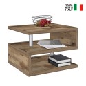 Mesa de centro para salón moderna elegante de 2 estantes Zeta 55 Características