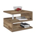 Mesa de centro para salón moderna elegante de 2 estantes Zeta 55 