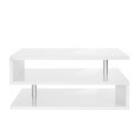 Mesa de centro moderna rectangular 90 x 55 cm 2 estantes Zeta 90 Compra