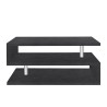 Mesa de centro moderna rectangular 90 x 55 cm 2 estantes Zeta 90 