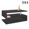 Mesa de centro moderna rectangular 90 x 55 cm 2 estantes Zeta 90 Características