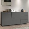 Aparador 2 puertas 3 cajones salón moderno dormitorio Glencoe Descueto