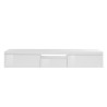 Mueble TV salón 2 puertas 1 abatible 220 x 40 x 35 cm moderno elegante Novo Modelo