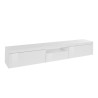 Mueble TV salón 2 puertas 1 abatible 220 x 40 x 35 cm moderno elegante Novo Elección