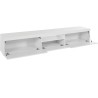 Mueble TV salón 2 puertas 1 abatible 220 x 40 x 35 cm moderno elegante Novo Características