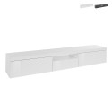 Mueble TV salón 2 puertas 1 abatible 220 x 40 x 35 cm moderno elegante Novo Venta