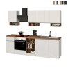 Cocina lineal completa 256 cm diseño moderno modular Domina Rebajas