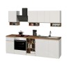 Cocina lineal completa 256 cm diseño moderno modular Domina 