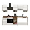 Cocina lineal completa 256 cm diseño moderno modular Domina 