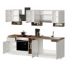 Cocina lineal completa 256 cm diseño moderno modular Domina 