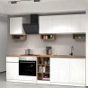 Cocina lineal completa 256 cm diseño moderno modular Domina 