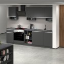 Cocina lineal completa 256cm diseño moderno modular Domina Descueto