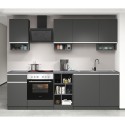 Cocina lineal completa 256cm diseño moderno modular Domina 