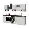 Cocina completa modular diseño lineal estilo moderno 256cm Essence 