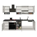 Cocina completa modular diseño lineal estilo moderno 256cm Essence 