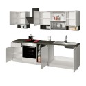 Cocina completa modular diseño lineal estilo moderno 256cm Essence 