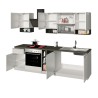 Cocina completa modular diseño lineal estilo moderno 256cm Essence 