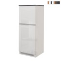 Mueble cubre frigorífico empotrado 2 puertas para cocina 60x60x164,5h Halser Oferta