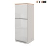 Mueble cubre frigorífico empotrado 2 puertas para cocina 60x60x164,5h Halser Rebajas