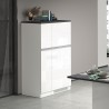 Mueble cubre frigorífico empotrado 2 puertas para cocina 60x60x164,5h Halser Stock