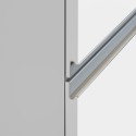 Mueble cubre frigorífico empotrado 2 puertas para cocina 60x60x164,5h Halser 
