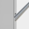Mueble cubre frigorífico empotrado 2 puertas para cocina 60x60x164,5h Halser 
