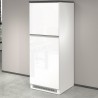 Mueble cubre frigorífico empotrado 2 puertas para cocina 60x60x164,5h Halser 