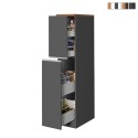Mueble de cocina moderno con 2 cajones especieros 30x60x164,5 Trym Oferta