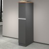 Mueble de cocina moderno con 2 cajones especieros 30x60x164,5 Trym Stock