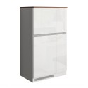 Set de muebles cubre nevera empotrado y especiero cocina lineal Fist Coste