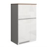 Set de muebles cubre nevera empotrado y especiero cocina lineal Fist Coste