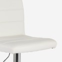 Taburete giratorio moderno de cuero sintético para barra de cocina Pomona Compra